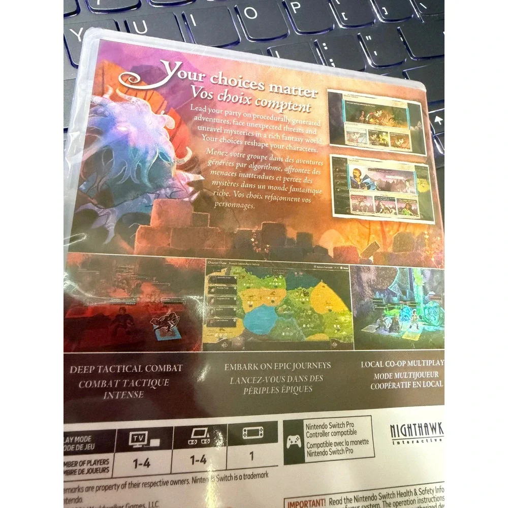 Wildermyth Nintendo Switch Game New Sealed with Physical Monster Compendium‎